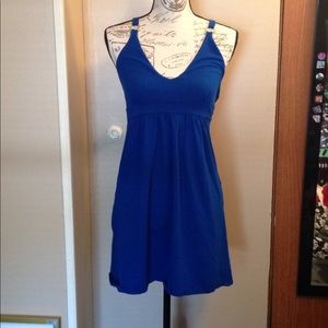 Victoria's Secret Bra Top Royal Blue Halter Dress